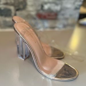 Fashion Nova Clear Heels